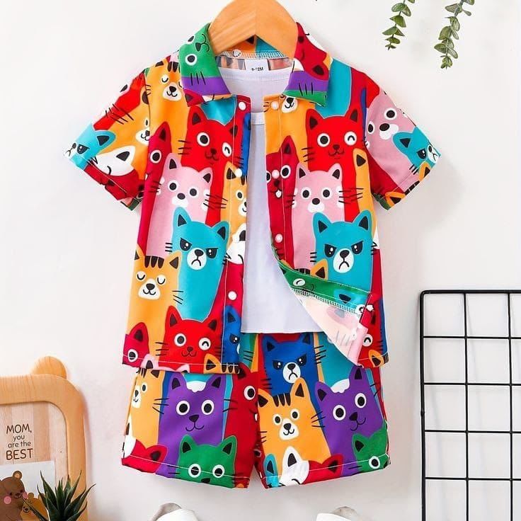 Kitty Craze Summer Kids Dress