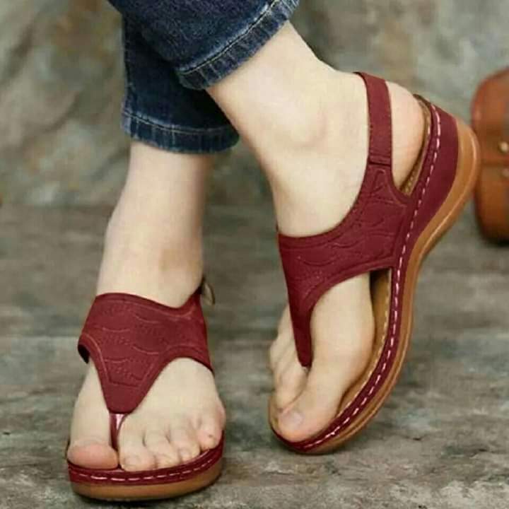 Embroidered Soft Wedge