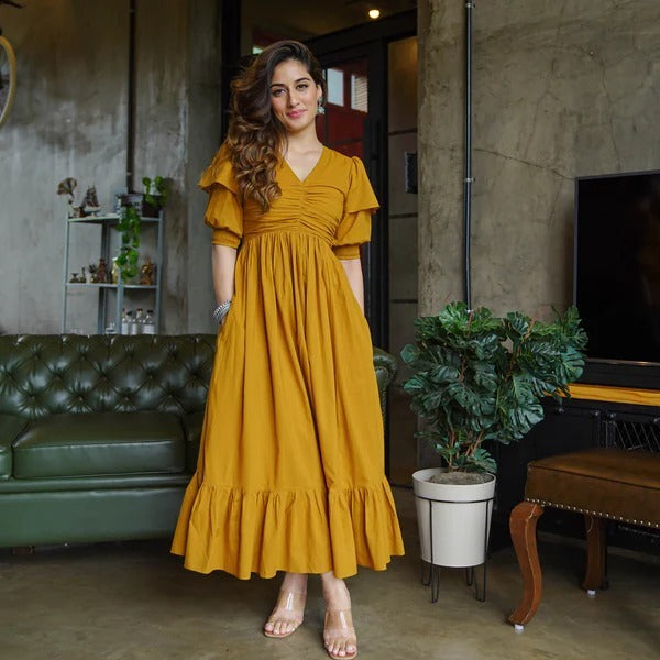 Mustard Mermaid Maxi