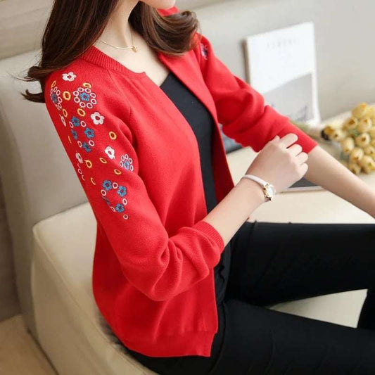 Flower Zipper Jacket