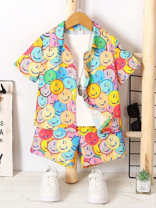 Rainbow Smile Summer Kids Dress
